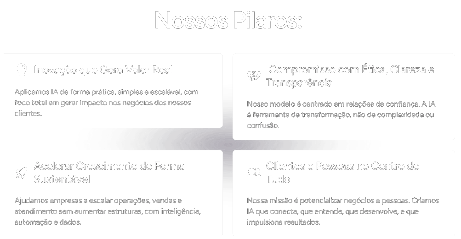Nossos Pilares